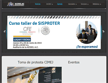 Tablet Screenshot of dp.acoeo.com.mx